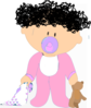 Baby Girl Dale Clip Art