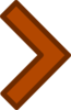 Orange Left Arrow Clip Art