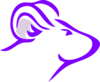 Purple Rat2 Clip Art