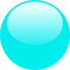 Bubble Dark Sky Blue Clip Art