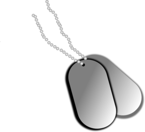 Dog Tags Clip Art