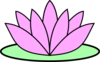 Pink Lotus Flower Clip Art