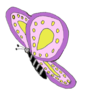 Purple Yellow Butterfly Clip Art