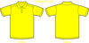 Polo Shirt Yellow Clip Art