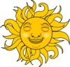 Smiling Sun Clip Art