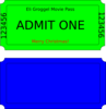 Movie Ticket Clip Art