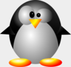 Crazy Penguin Clip Art