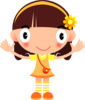 Happy Girl Clip Art