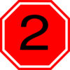 2 Stop Sign Clip Art