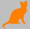 Orange Cat Clip Art