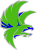 Green Falcon 1 Clip Art