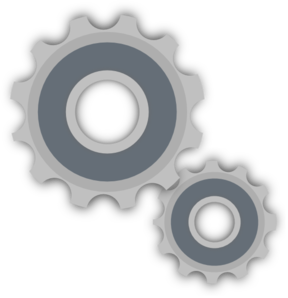 Gears Big And Small Clip Art