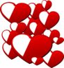 Bint Hearts Clip Art