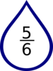 Number Rain Drop Clip Art