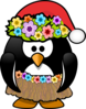 Christmas In July Penguin Clip Art