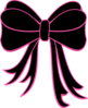 Black Bow Clip Art