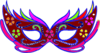 Purple Masquerade Mask - Fnc Clip Art