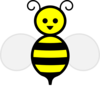 Happy Bumble Bee Clip Art