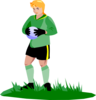 Soccer Goalie Clip Art