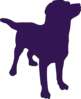 Black Lab Silo Clip Art