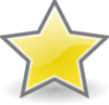 Star Gray Clip Art