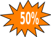 50% Off Clip Art