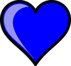 Blue Heart Clip Art