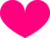 Pink Heart Clip Art