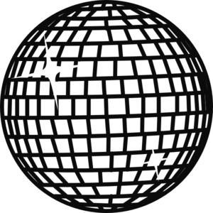 Snow Disco Ball White Clip Art