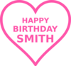 Smith Bday16 Clip Art