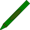 Totetude Green Crayon Clip Art