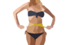 Prof Model Blonde Belly Tape Clip Art