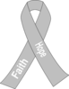 Lung Cancer Ribbon Clip Art