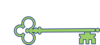 Green Skeleton Key 2 Clip Art