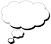 Thought Cloud Clip Art