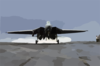 F-14d Makes An Arrested Landing Clip Art