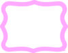 Thick Pink Frame Clip Art