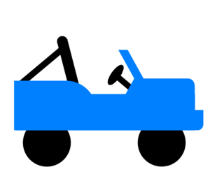 Blue Jeep Clip Art