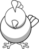 White Rooster Clip Art