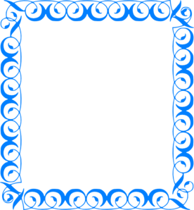 Blue Border Rj1 Clip Art