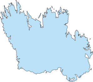 Outline Map Of Ireland Clip Art