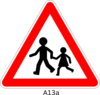 Children Playing Sign Clip Art