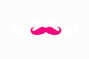Pink Mustache Clip Art