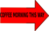 Arrow Right Coffee Morning Clip Art