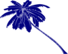 Blue Palm Tree Clip Art