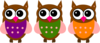 Pink Owl Clip Art