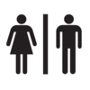 Male Female Bathroom W/o Boarder Clip Art