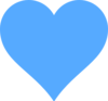 Blue Heart Clip Art