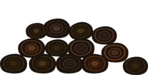 Firebog Log Pile Clip Art