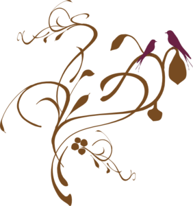 Birds On A Branch Clip Art